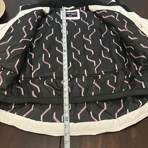 Sunice Stormpack White Softshell Jacket High Collar Thumbholes Women’s Size M - Picture 4 of 17